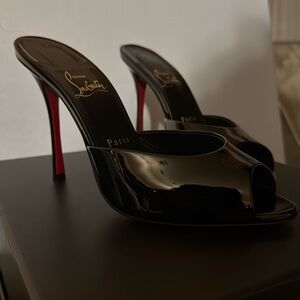 Christian Louboutin Me Dolly Patent Red Sole Sandals
